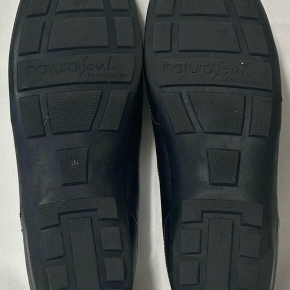 NaturalSoul by Naturalizer - Black Slip-On Flats Comfort Loafers with Cushioned - Picture 5 of 5